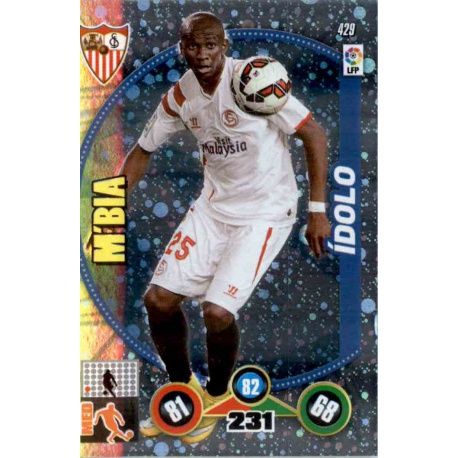 M'Bia Ídolos 429 Adrenalyn XL La Liga 2014-15