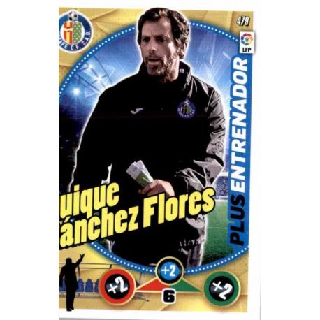 Quique Sánchez Flores Plus Entrenador 479 Adrenalyn XL La Liga 2014-15