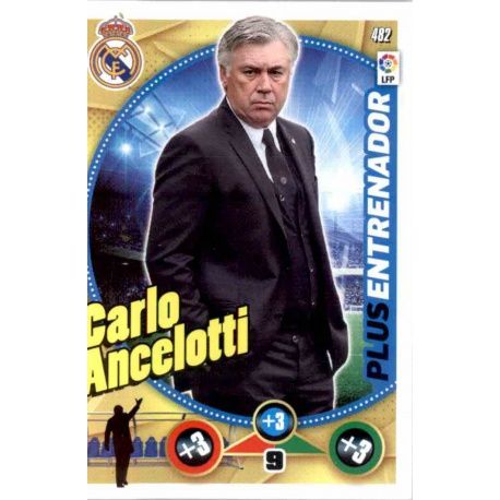 Carlo Ancelotti Plus Entrenador 482 Adrenalyn XL La Liga 2014-15