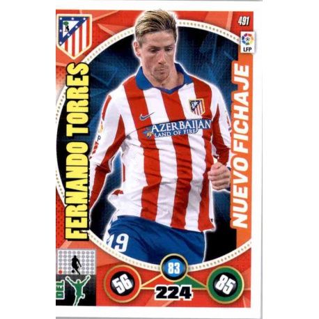 Fernando Torres Nuevo Fichaje 491 Adrenalyn XL La Liga 2014-15