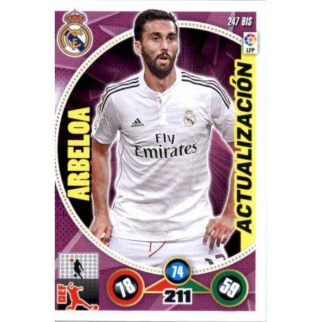 Arbeloa Actualización 247 Bis Adrenalyn XL La Liga 2014-15