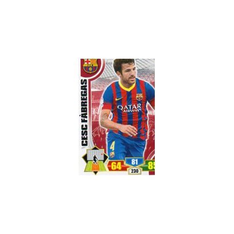 Cesc Fábregas Barcelona 70 Adrenalyn XL La Liga 2013-14