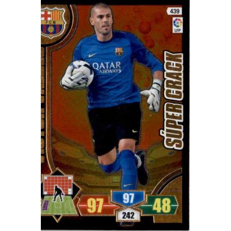 Víctor Valdés Súper Cracks 439 Adrenalyn XL La Liga 2013-14