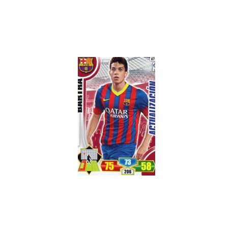 Bartra Actualización 67Bis Adrenalyn XL La Liga 2013-14