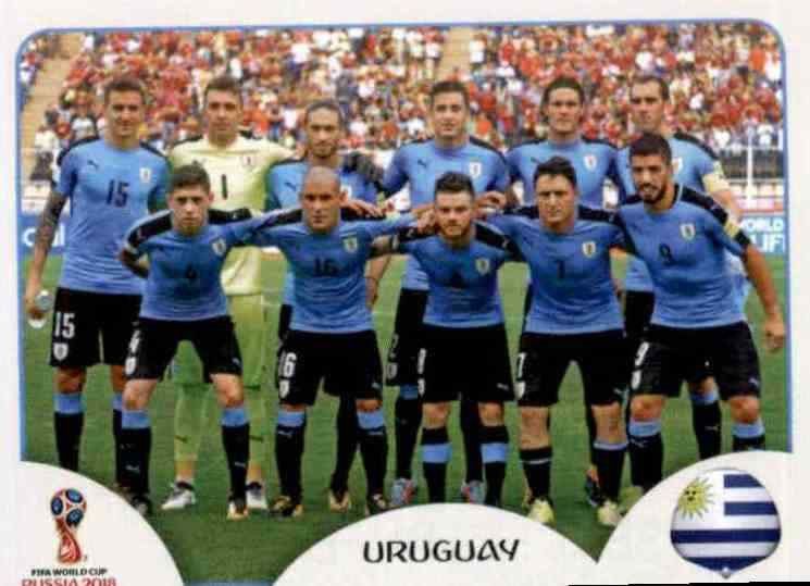 Sticker from Escudo Uruguay 92 Panini World Cup Russia 2018