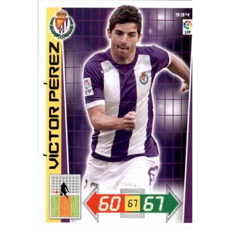 Víctor Pérez Valladolid 334 Adrenalyn XL La Liga 2012-13