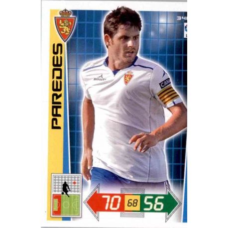 Paredes Zaragoza 346 Adrenalyn XL La Liga 2012-13