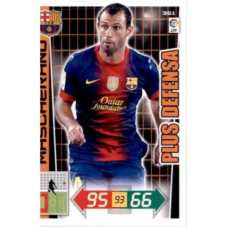 Mascherano Plus Defensa 361 Adrenalyn XL La Liga 2012-13