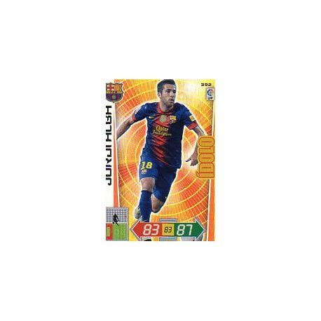 Jordi Alba Ídolos 392 Adrenalyn XL La Liga 2012-13