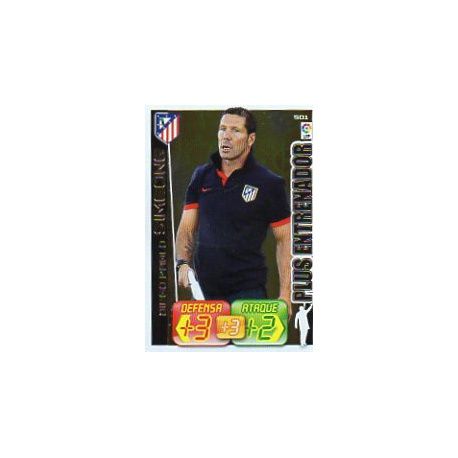 Diego Pablo Simeone Plus Entrenador 501 Adrenalyn XL La Liga 2012-13