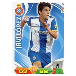 Javi López Espanyol 74 Adrenalyn XL La Liga 2011-12