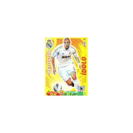 Benzema Ídolos 405 Adrenalyn XL La Liga 2011-12