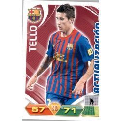 Cristian Tello Actualización 452 Adrenalyn XL La Liga 2011-12