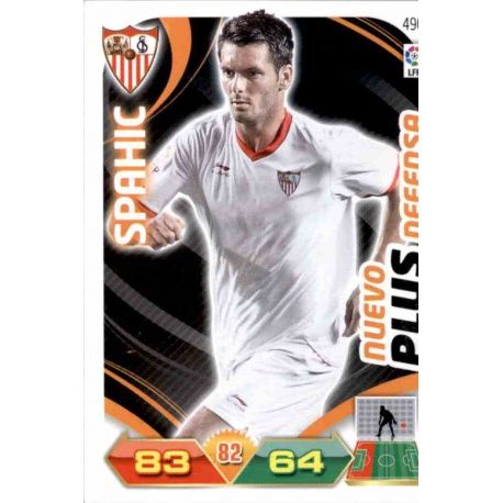 Spahic Nuevo Plus Defensa 496 Adrenalyn XL La Liga 2011-12