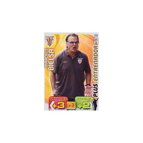 Marcelo Bielsa Plus Entrenador 509 Adrenalyn XL La Liga 2011-12