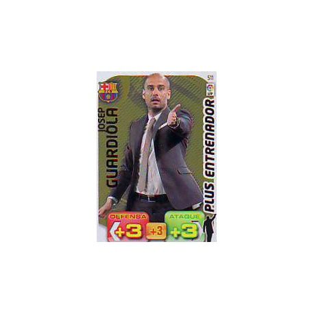 Josep Guardiola Plus Entrenador 511 Adrenalyn XL La Liga 2011-12