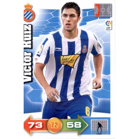 Víctor Ruiz Espanyol 96 Adrenalyn XL La Liga 2010-11