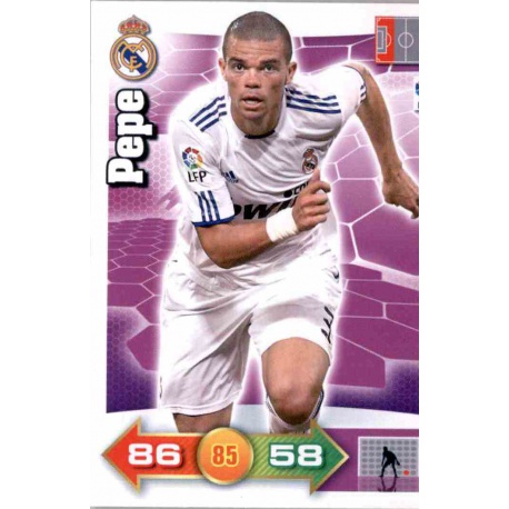 Pepe Real Madrid 166 Adrenalyn XL La Liga 2010-11