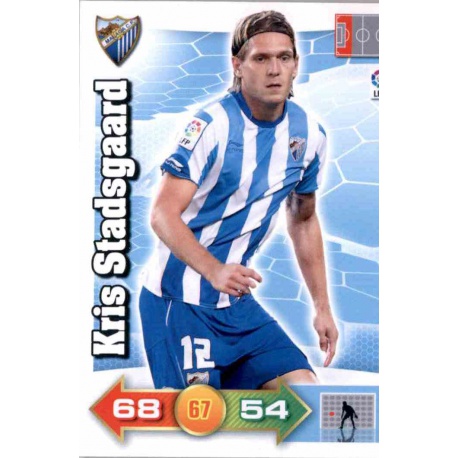 Kris Stadsgaard Málaga 183 Adrenalyn XL La Liga 2010-11