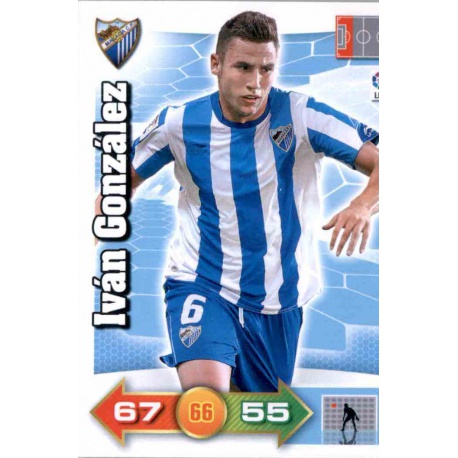 Iván González Málaga 186 Adrenalyn XL La Liga 2010-11