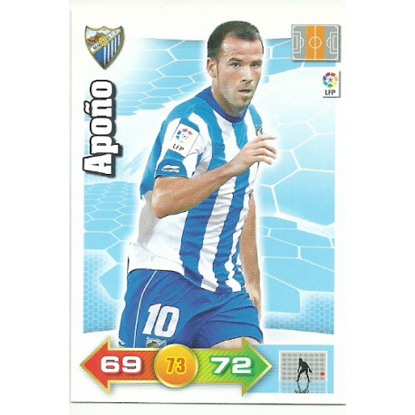 Apoño Málaga 190 Adrenalyn XL La Liga 2010-11