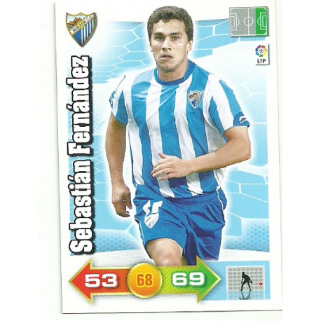 Sebastián Fernández Málaga 195 Adrenalyn XL La Liga 2010-11