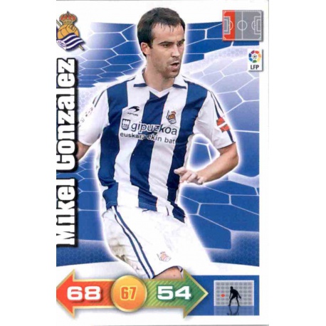 Mikel González Real Sociedad 255 Adrenalyn XL La Liga 2010-11