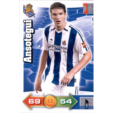 Ansotegui Real Sociedad 256 Adrenalyn XL La Liga 2010-11