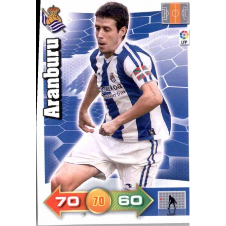 Aranburu Real Sociedad 261 Adrenalyn XL La Liga 2010-11