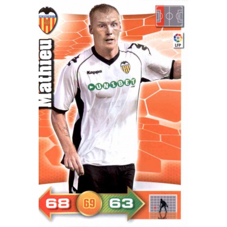 Mathieu Valencia 313 Adrenalyn XL La Liga 2010-11