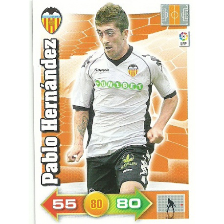 Pablo Hernández Valencia 319 Adrenalyn XL La Liga 2010-11