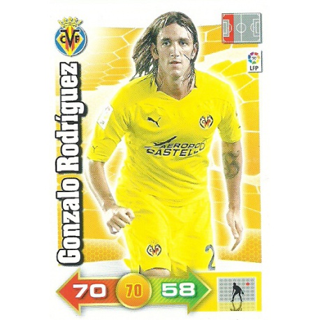 Gonzalo Rodríguez Villareal 328 Adrenalyn XL La Liga 2010-11