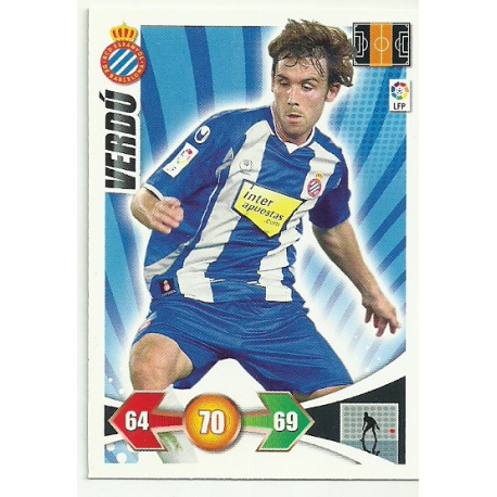 Verdú Espanyol 99 Adrenalyn XL La Liga 2009-10