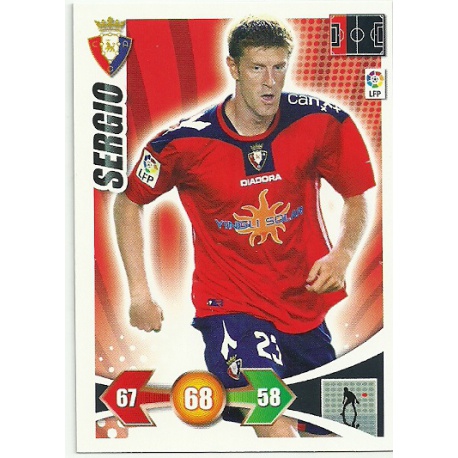 Sergio Osasuna 186 Adrenalyn XL La Liga 2009-10