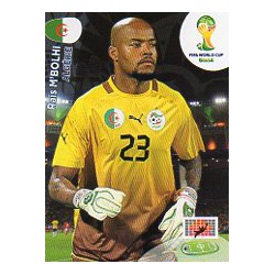 Rais M'Bolhi Argelia u4 Adrenalyn XL Brasil 2014 Update Edition