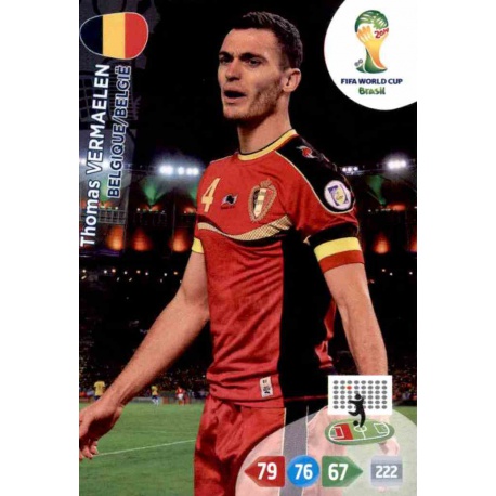 Thomas Vermaelen Belgique u11 Adrenalyn XL Brasil 2014 Update Edition