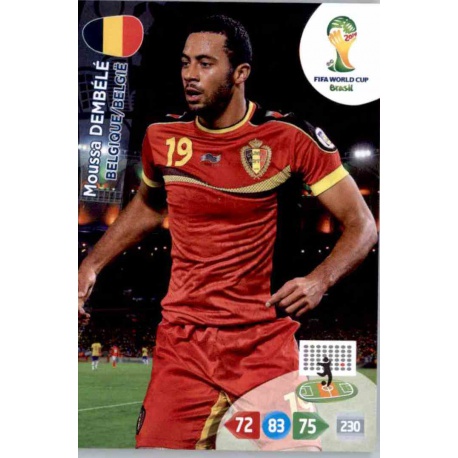 Mousa Dembélé Belgique u12 Adrenalyn XL Brasil 2014 Update Edition