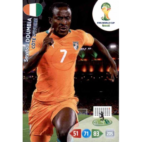 Seydou Doumbia Côte d'Ivoire u99 Adrenalyn XL Brasil 2014 Update Edition