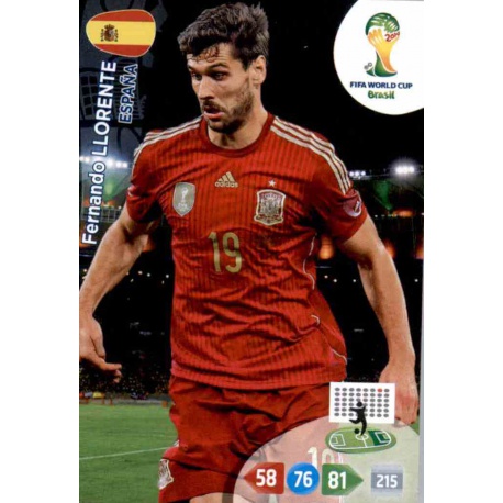 Fernando Llorente España u114 Adrenalyn XL Brasil 2014 Update Edition