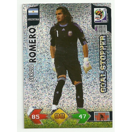 Sergio Romero Goal Stopper Argentina 23 Adrenalyn XL South Africa 2010