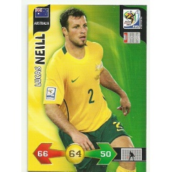 Lucas Neill Australia 26 Adrenalyn XL South Africa 2010