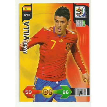 David Villa España 138 Adrenalyn XL South Africa 2010