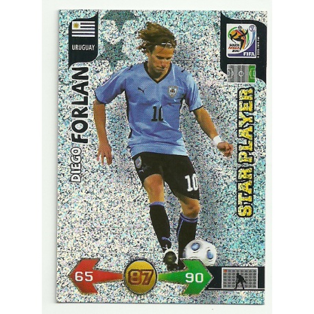 Diego Forlan Star Player Uruguay 338 Adrenalyn XL South Africa 2010