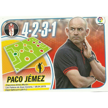 Paco Jémez Logo Liga Granada 20 Ediciones Este 2016-17