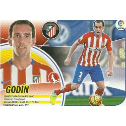 Godín Logo Liga Atlético Madrid 4 Ediciones Este 2016-17