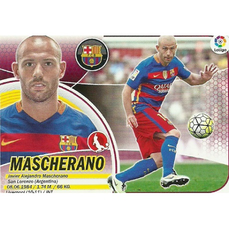 Mascherano Logo Liga Barcelona 5 Ediciones Este 2016-17