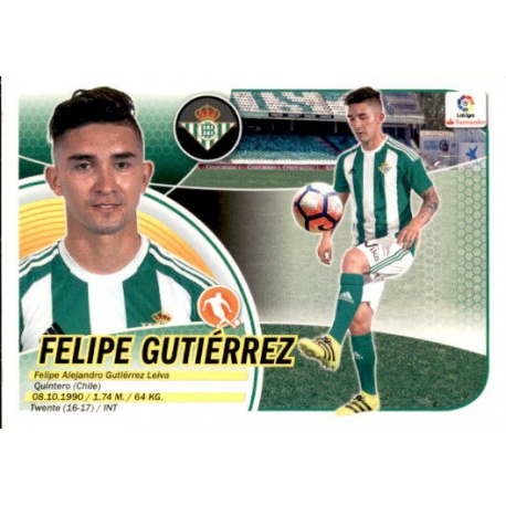 Felipe Gutiérrez Betis 10 Ediciones Este 2016-17