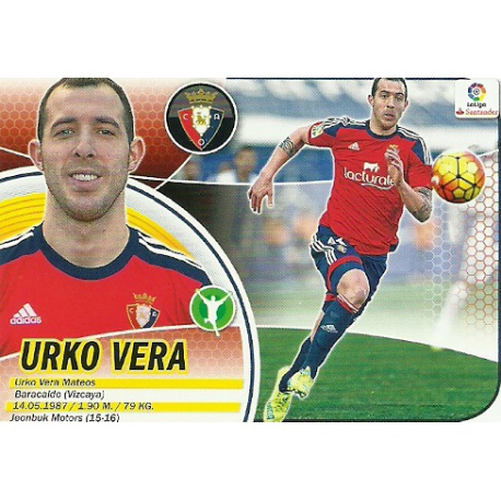 Urko Vera Osasuna 15B Ediciones Este 2016-17