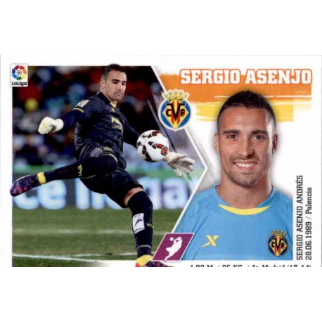 Sergio Asenjo Villareal 3 Ediciones Este 2015-16