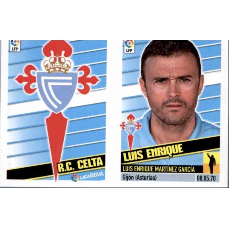 Escudo Luis Enrique Celta 6 Ediciones Este 2013-14